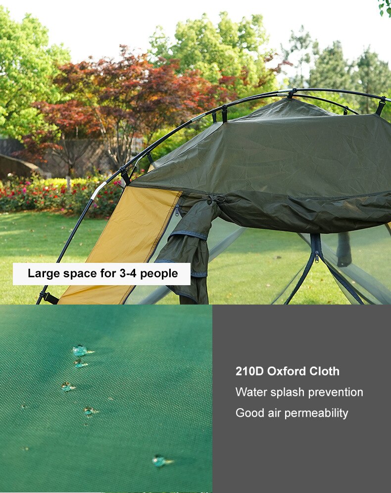 Cheap Goat Tents Outdoor Tent Camping Gauze Net Tent Breathable Sunscreen Ventilation Insect Prevention 3 4 People Camping Fishing Tent   